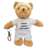 'Many Happy Returns' Tennis Teddy Bear - Golf Gifts UK - Golf wrapped up